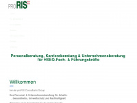 proris.com Webseite Vorschau