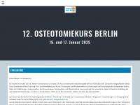 osteotomiekurs.de Webseite Vorschau
