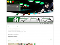 mattis-billardservice.de Webseite Vorschau