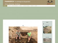 pannarch.at Webseite Vorschau