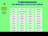 fussballstatistik.org Webseite Vorschau