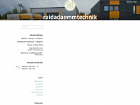 raidadaemmtechnik.wordpress.com Webseite Vorschau