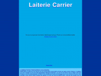 laiteriecarrier.fr Webseite Vorschau
