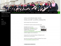 walldorf-gospel-singers.de Webseite Vorschau