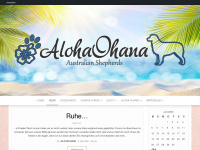 alohaohana.de Webseite Vorschau