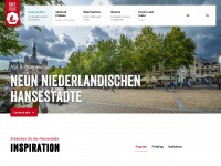 holland-hanse.de Webseite Vorschau