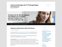 it-pruefungen.com Webseite Vorschau