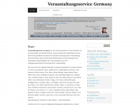 veranstaltungsservice.wordpress.com Webseite Vorschau