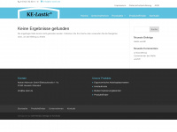 ke-lastic.de Webseite Vorschau