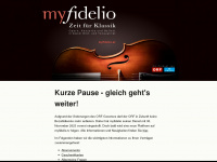 myfidelio.at Webseite Vorschau