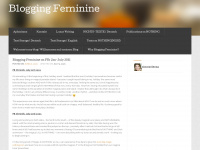 bloggingfeminine.wordpress.com Webseite Vorschau