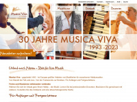 musica-viva.de Webseite Vorschau
