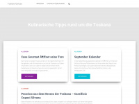 toskana-genuss.de Webseite Vorschau