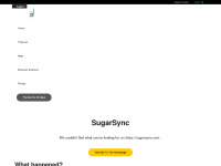 sugarsync.com Webseite Vorschau