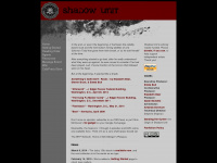 shadowunit.org Webseite Vorschau