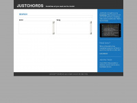 justchords.com Webseite Vorschau