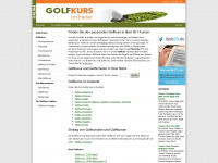 golfkurs-anbieter.de Webseite Vorschau