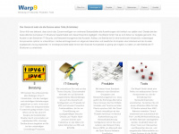 warp9.de Webseite Vorschau