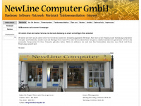 newlinecomputer.de Webseite Vorschau