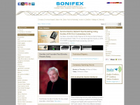 sonifex.co.uk Webseite Vorschau