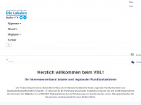 v-b-l.de Webseite Vorschau