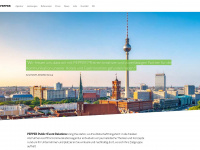 pepper-berlin.com Webseite Vorschau