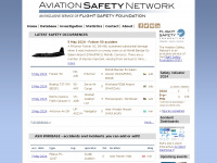 aviation-safety.net Webseite Vorschau