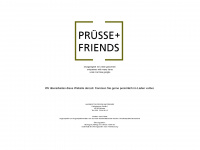 pruesseandfriends.de Webseite Vorschau