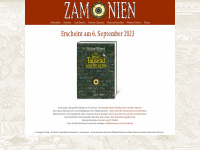 zamonien.de Webseite Vorschau