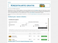 kreditkarte-gratis.at Webseite Vorschau