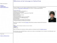 gerhard-kruip.de Webseite Vorschau