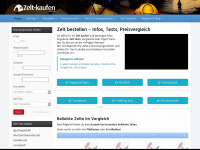 zelt-kaufen-online.de Webseite Vorschau