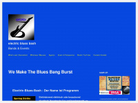 electric-blues-bash.de Webseite Vorschau