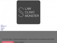 lawclinicmuenster.de Webseite Vorschau