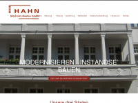 hahn-bauten.de Webseite Vorschau