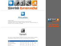 skiverleih-oberwiesenthal.net Webseite Vorschau
