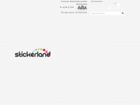 stickerland.dk Webseite Vorschau