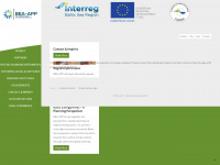 balticenergyareas.eu Webseite Vorschau