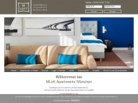 mloft-apartments-muenchen.de Webseite Vorschau