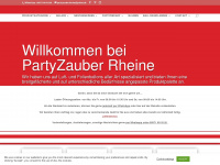 partyzauber-rheine.de Webseite Vorschau