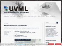 uvml.de Webseite Vorschau