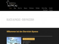oberstein-alpacas.at Webseite Vorschau