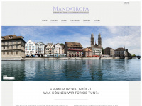 mandatropa.ch Webseite Vorschau