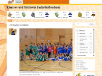 basketball-kaernten.at Webseite Vorschau