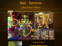 bali-seminar.com Webseite Vorschau