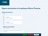 boironfinance.fr Webseite Vorschau