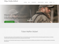toelzer-waffen-stueberl.de Webseite Vorschau