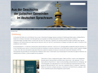 jüdische-gemeinden.de Webseite Vorschau