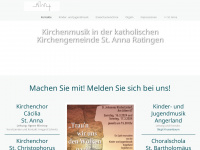 st-anna-kirchenmusik.de Webseite Vorschau