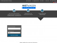 mietwagen-pongau.at Webseite Vorschau